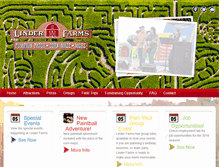 Tablet Screenshot of linderfarms.com